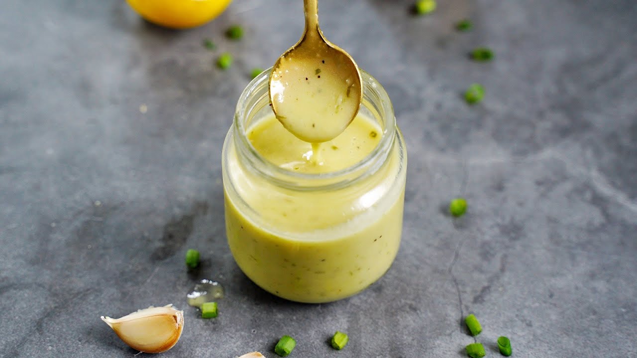 Avocado Lemon Vinaigrette Salad Dressing